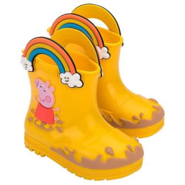 Imagem de Mini melissa welly + peppa pig baby 35893, Amarelo, 17/18