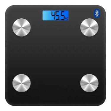 Imagem de Balança Inteligente Digital Bluetooth Smart Cor Preto - MrSementes