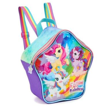 Imagem de Lancheira Térmica Escolar Infantil Unicórnio - Denlex