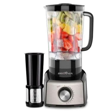 Imagem de Liquidificador Britania 3L Turbo 12 Velocidades 1200W Preto Inox