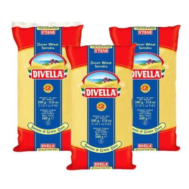 Imagem de Kit 3 un.  Semola de grano duro Divela 500g - Divella