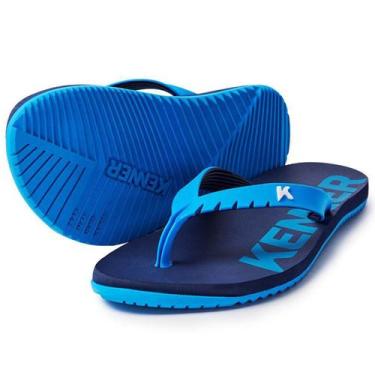 Imagem de Chinelo Kenner Red Masculino - Azul e Marinho, 38