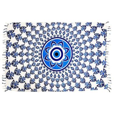 Imagem de Canga De Praia Mandala Olho Grego 100% Viscose - Bali