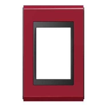 Imagem de  refinatto placa 4x2 3 posições premium preto/rubi  - weg