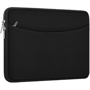 Imagem de Capa para laptop de 15 polegadas, bolsa protetora à prova de choque para computador com bolso para acessórios, capa para laptop de viagem compatível com MacBook Air de 15 polegadas, MacBook Pro, HP,