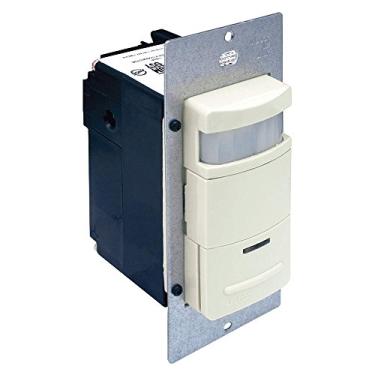 Imagem de Leviton MDS15-I Lev-Lok Dispositivo de fiação modular DI PIR interruptor de parede sensor de ocupação com tecnologia autoadaptável, marfim