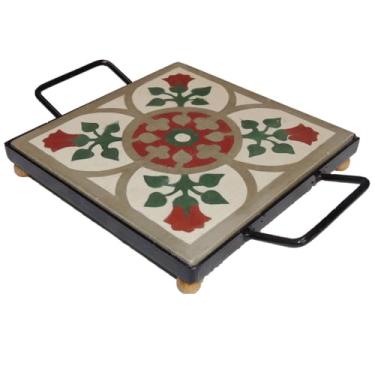 Imagem de Descanso de Panela Apoio De Mesa Ladrilho Hidráulico (B3)