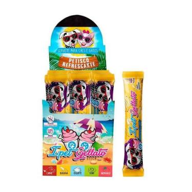 Imagem de Sorvete Ipet Gelatto para Cães Sabor Banana 30ml