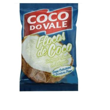 Imagem de Flocos de Coco Integral Adoçado e Úmido Coco do Vale 1 kilo - Lynx pro