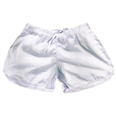 Imagem de Kit 3 Shorts Feminino Tactel Plus Size Liso Praia Piscina e Verão - CO