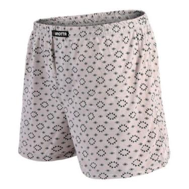 Imagem de Samba Canção Elástico Adulto Short De Dormir Algodão Sintetico Estampa