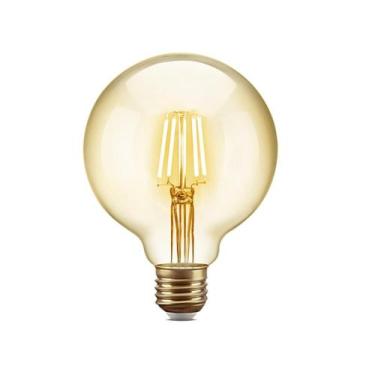 Imagem de Lâmpada Led de Filamento 4w 2200k Retro Âmbar Vintage G95 - ---