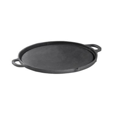 Imagem de Bifeteira Redonda Ferro Fundido Da Gengis-kan Libaneza 32 Cm
