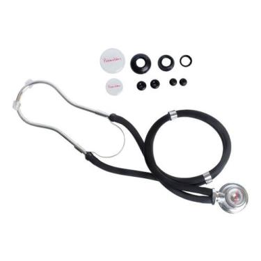 Imagem de Estetoscópio Profissional Rappaport Premium - Preto