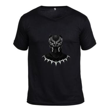 Imagem de Camiseta Algodão Geek Pantera Negra Estampa Unissex - Vinis Store, Pre