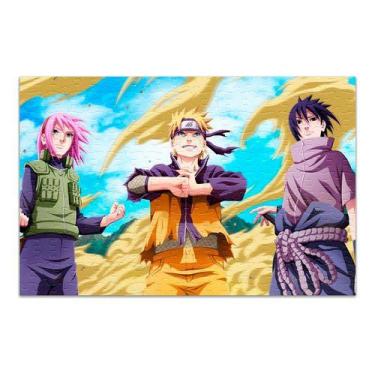 Imagem de Quebra-cabeça Personalizado Naruto Shippuden Time 7 48 Peças - Pomps G