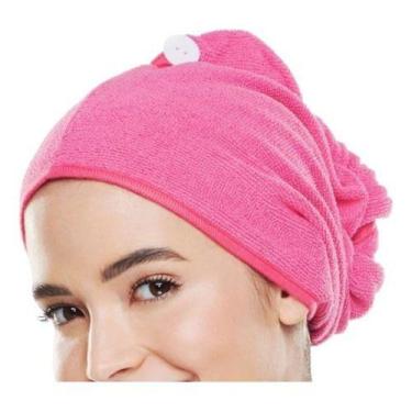 Imagem de Toalha Touca De Cabeca Seca Facil Turbante De Microfibra - oem