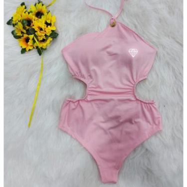 Imagem de Body Maiô Suplex com Bojo Estampa Refletiva - gringas model, Rosa, Úni