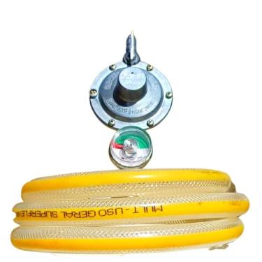 Imagem de FORMAGAS, regulador registro visor para gás cozinha mangueira 2 metros