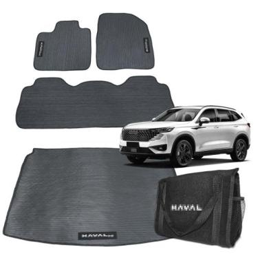 Imagem de Kit de Tapetes de Borracha para Haval H6 2023 2024 2025 com Protetor P
