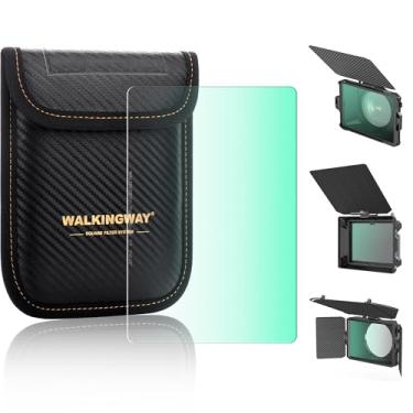 Imagem de Walking Way Filtro quadrado de 10 cm x 14 cm para caixa fosca filtro de efeito cinematográfico de difusão 1/4 para vídeo/vlog/fotografia de retrato, 28 revestimentos multicamadas