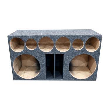 Imagem de Caixa Vazia 2 ALTO Falantes 12" + 4 Cornetas + 2 Tweeter Dutada