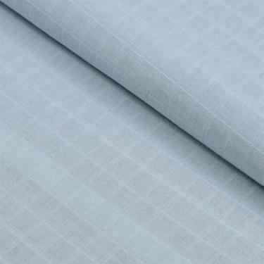Imagem de Tecido Fralda Mini Quadradinhos Azul Bebê (0,50 x 0,75) - Ibirapuera T