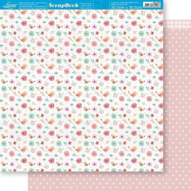 Imagem de Folha para Scrapbook Dupla Face - Mães Aquarela: Padrão - SD-1189 - Li