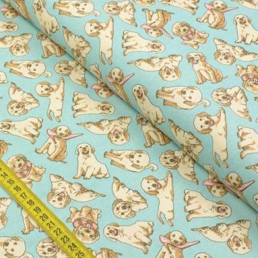 Imagem de Tecido Estampado para Patchwork - Labrador Cor 2326 (0,50x1,40) - CÍRC