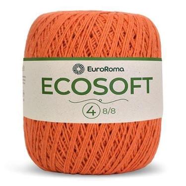 Imagem de Barbante Ecosoft EuroRoma N04 300g, 750 LARANJA