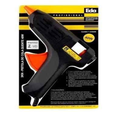 Imagem de Pistola Cola Quente Silicone 40w Bivolt Com Selo Inmetro - EDA PROFISS