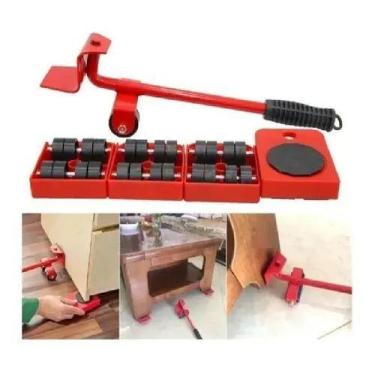 Imagem de 5pcs Móveis Elevador Móveis Pesados Roller Movimento Conju - CONNECTCE