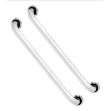 Imagem de Kit 02 Barra De Apoio Alça 60 Cm Suporte De Parede Auxilio Para Idosos