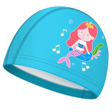 Imagem de Touca De Natação Adulto e Infantil Profissional - Hero Band, Sereia az