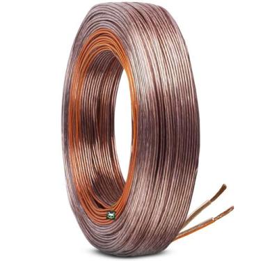 Imagem de Rolo Fio Cabo Paralelo Bicolor Automotivo Cristal 20,75mm 100m - Perma