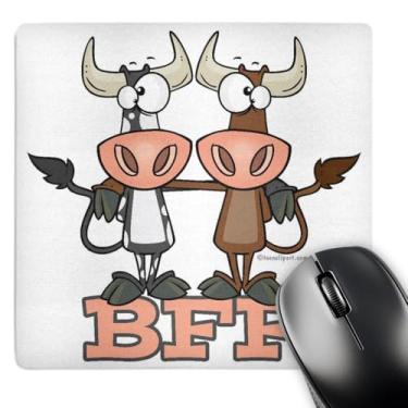 Imagem de 3dRose Mousepad BFF Cow Best Friends Forever Buddies 20,3 x 2,3 cm (mp_103854_1)
