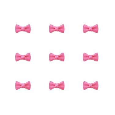 Imagem de Tupalizy Mini laços de fita de cetim pequenos laços artesanais de tecido de costura para decoração de Natal gravatas borboleta sacos de presente caixas cartões de convite de saudação lembrancinha de