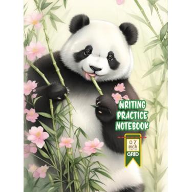 Imagem de Writing Practice Notebook for kids, Beginner: Big 0.7 inch Grid paper for Foreigner Language Handwriting, Study Exercise Book for Chinese, Japanese, Korean