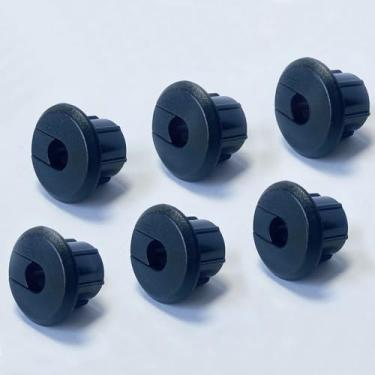 Imagem de Bywen Cabo de bucha de parede para móveis para cabo Ethernet Starlink, cobrindo orifícios de mesa de 9,5 cm, organizador de fios universal de gerenciamento de cabos, kits de cobertura de orifícios,