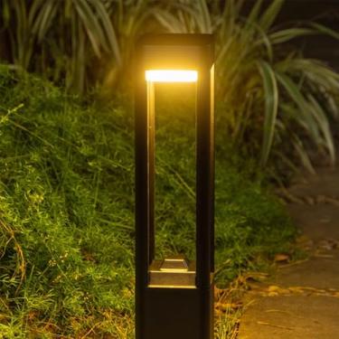 Imagem de Lâmpada de gramado solar ao ar livre contemporânea à prova d 'água Villa Jardim Pátio Bairro Residencial Bairros Lâmpada de gramado (Estilo 34 H60CM Solar 1PCS)