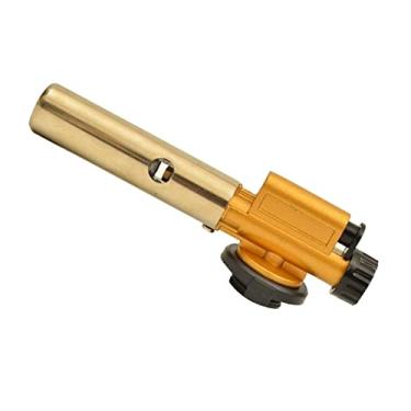 Imagem de Tocha de soldagem, equipamento de soldagem por ignição eletrônica, queimadores a gás de chama de cobre, isqueiro para acampamento ao ar livre, piquenique, churrasco, cabeça de tocha