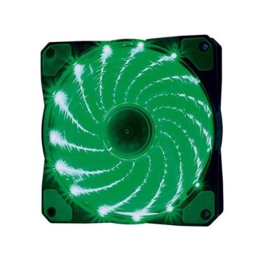 Imagem de Cooler Fan 15 Leds Verde F20 Oex