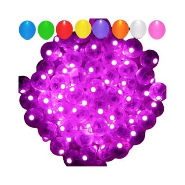 Imagem de Mini Balão de Luz LED - Lâmpada Redonda para Festa, Casamento e Natal,
