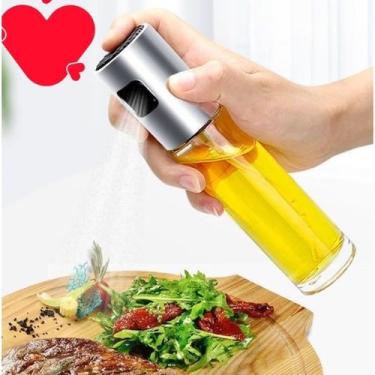 Imagem de Porta Azeite Vinagre Spray Borrifador Oleo e Azeite 100 ML vidro Sem D