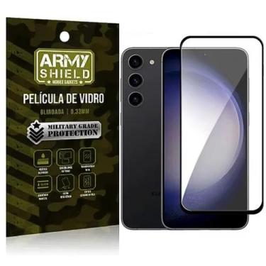 Imagem de Película de Vidro 3D S25 Plus Cobre Toda Tela Proteção - Armyshield