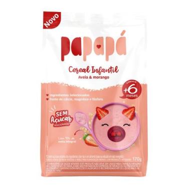 Imagem de Cereal Infantil Papapá Aveia e Morango 170g