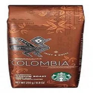 Imagem de Café torrado em grãos colômbia starbucks 250g