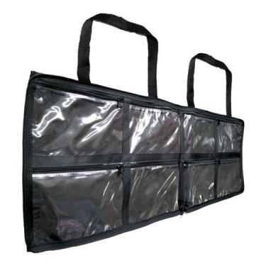 Imagem de Bolsa Pasta Porta Esmaltes Manicure até 120 frascos com ziper individu