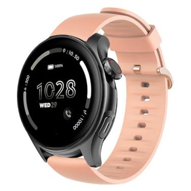 Imagem de Pulseira de relógio inteligente Cubitt Viva Pro, pulseira macia de substituição de silicone Lamshaw com fivela de aço inoxidável compatível com relógio inteligente Cubitt Viva Pro, Viva, Aura Pro,