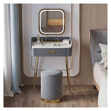 Imagem de Cômoda nórdica ultra estreita minimalista quarto moderno pequeno apartamento penteadeira móveis de quarto de luxo cômoda criativa (cor: F-63 cm banco) (A)